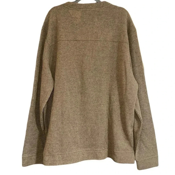 Toad & Co Breithorn Crew Sweater Tan Gray Blend Size XXL - Picture 4 of 8